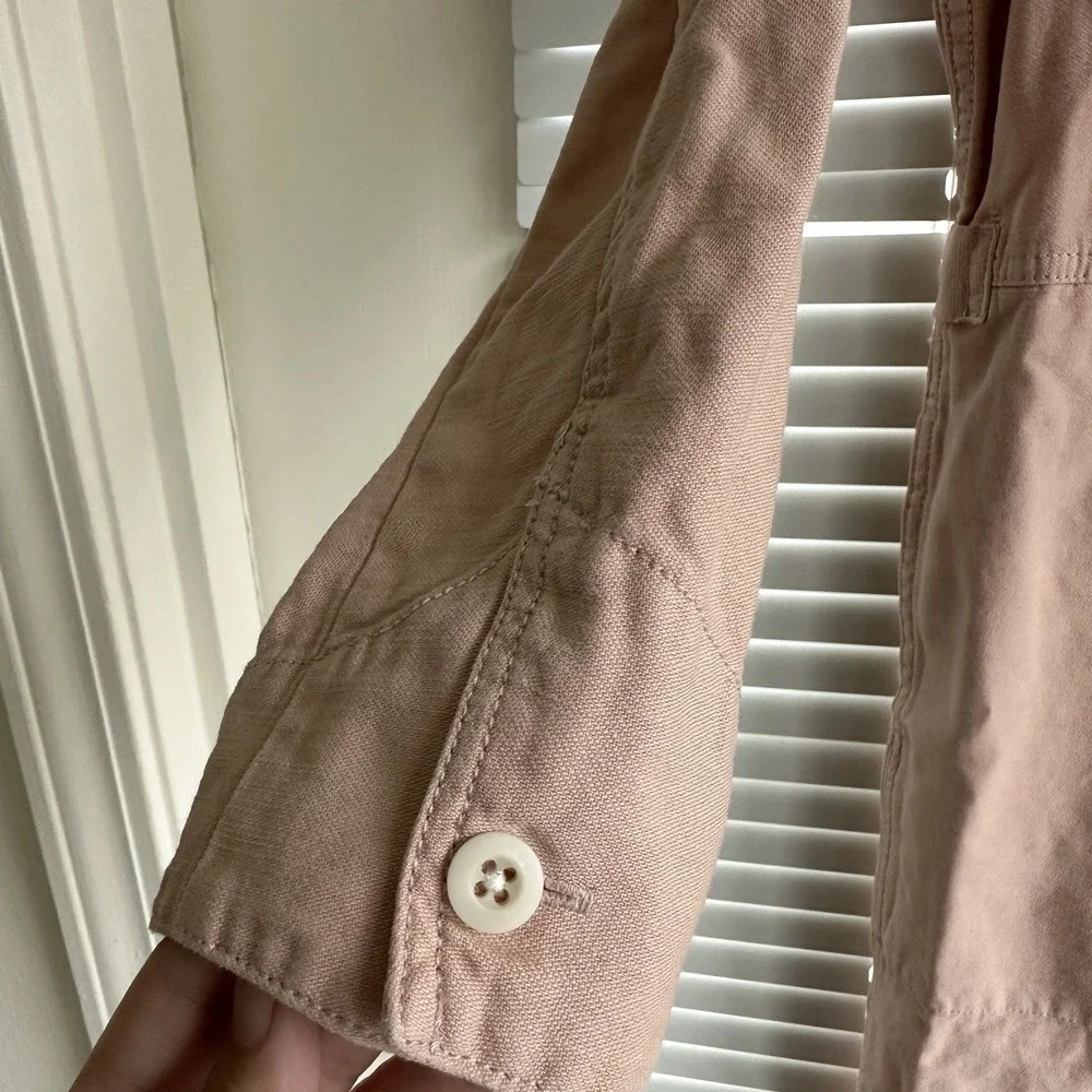 Madewell Garment‎ Dyed Zip Front Coverall in Avalon Pink Jumpsuit S/M - Picture 6 of 13